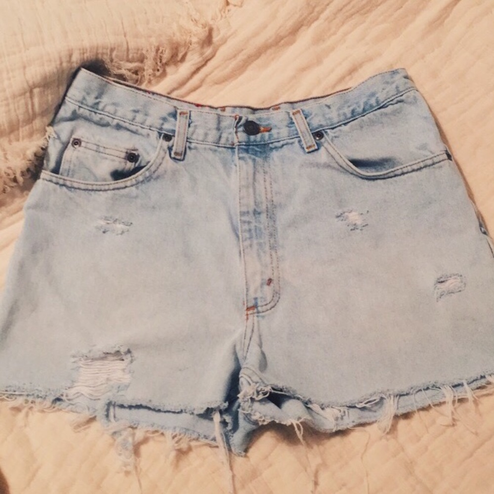 Vintage denim shorts